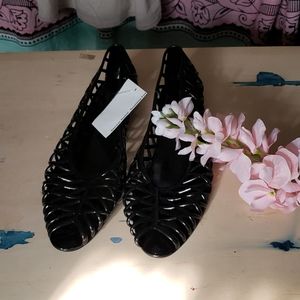 Nwt American Apparel Peep Toe Jelly Shoes 11